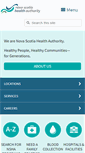 Mobile Screenshot of nshealth.ca