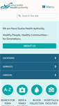 Mobile Screenshot of pcha.nshealth.ca